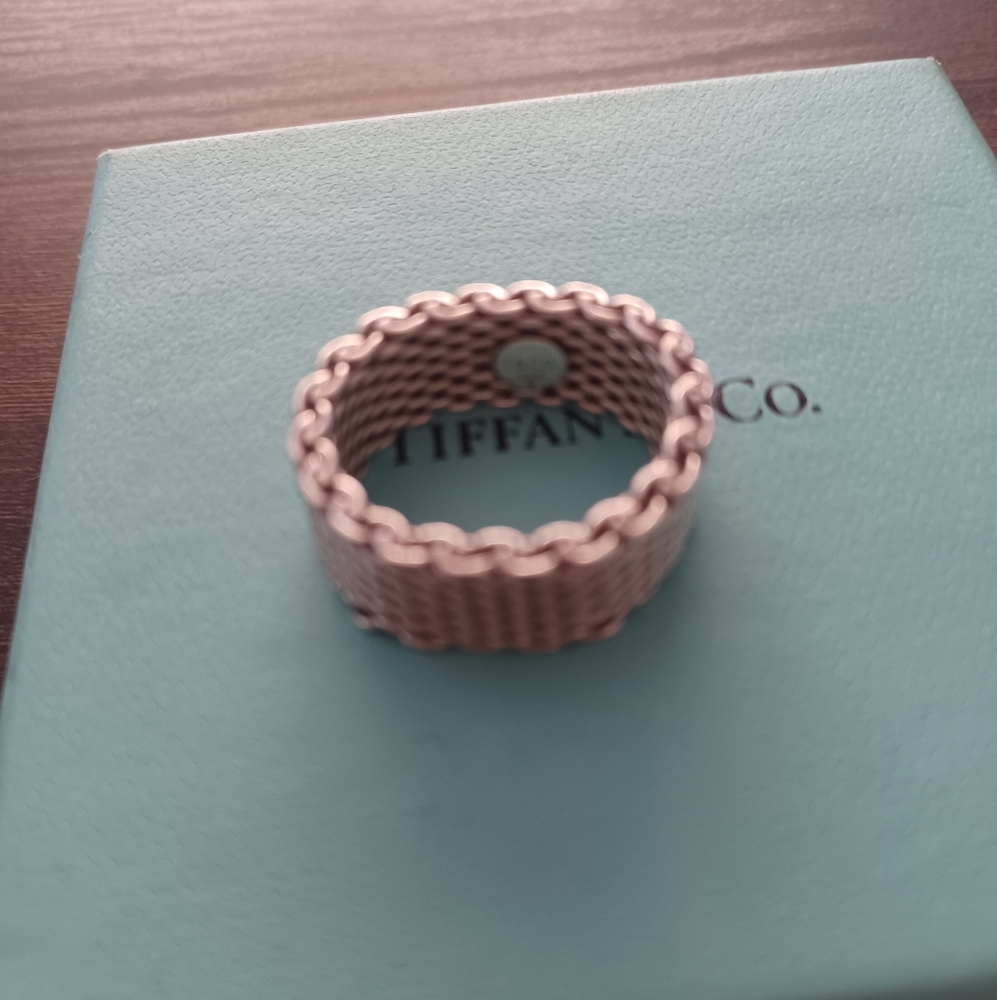 Tiffany & Co. Silver Mesh Ring